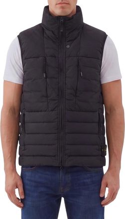 Stone Island Black Quilted Sleeveless Jacket