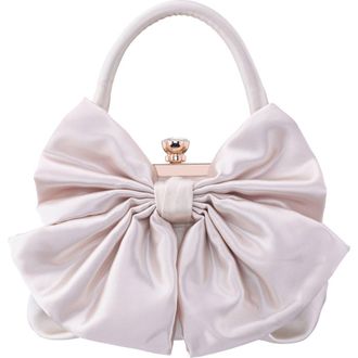 Nina Sienna Top Handle Bag in Ivory at Nordstrom