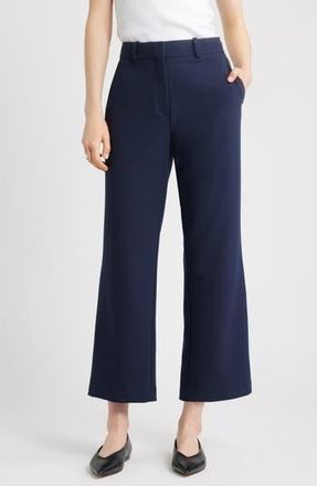 Nordstrom Ankle Straight Leg Pants in Navy Night at Nordstrom Rack, Size 12