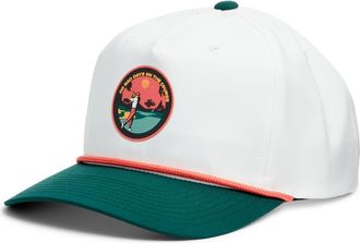 Swannies Abbott Snapback Baseball Cap in White at Nordstrom Rack