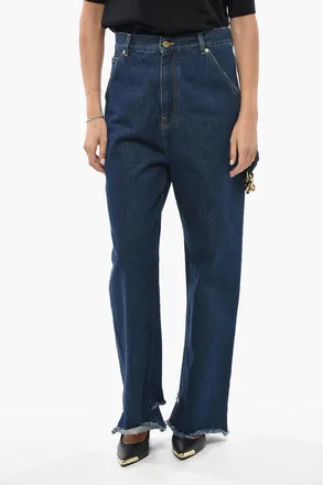 Darkpark Loose-Fit Jeans LISA with Frayed Hem and Chain 24cm Darkpark