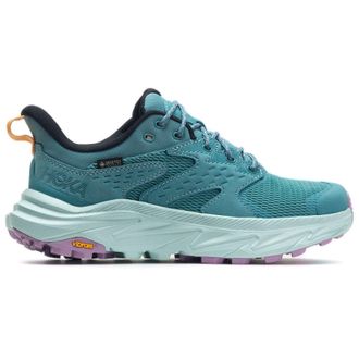 Hoka One One Hoka Anacapa 2 Low GTX Nubuck Textile Womens Low Top Trainers - Ocean Mist Sunlit Ocean - Size:UK 5.5