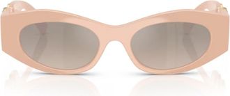 Versace Beige Medusa Biggie 0VE4480U Injected Cat-Eye Sunglasses