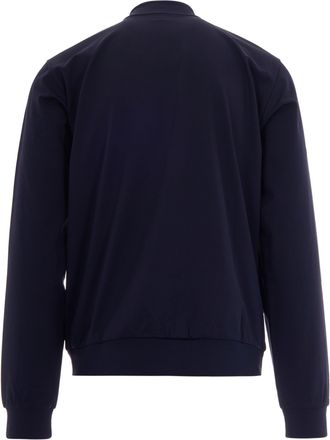 Emporio Armani Mens Sweatshirt Technical Fabric Blue Polyamide Sweatshirts Sweater