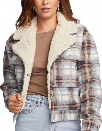 Saltwater Luxe Zumi Plaid Jacket In Multi