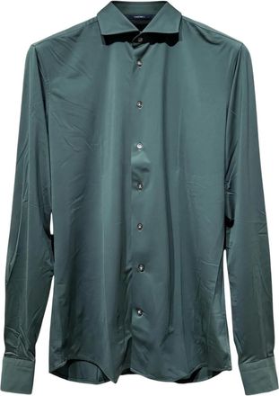 Traiano Linnen overhemd - Groen