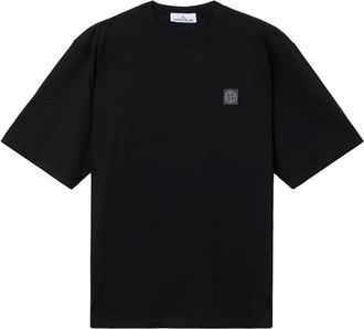Stone Island Compass Patch Cotton Jersey T-Shirt Clothing