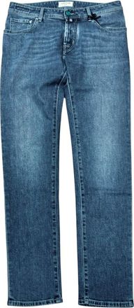 Jacob Cohen Slim Jade Label Jeans - Heren - Regular Fit Jeans - Blauw - W31 - Katoen - Jeans