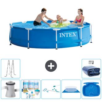 Intex Piscina Con Estructura Redonda - 305x76 Cm - 8-piezas S20466