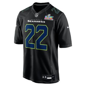 Nike Rashid Shaheed Seattle Seahawks Super Bowl LX Nike Mens NFL Game Fashion Jersey in Black | 22NM00AF78-21B
