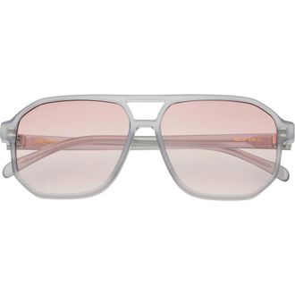 Freyrs Eyewear Billie Aviator Sunglasses in Gray at Nordstrom