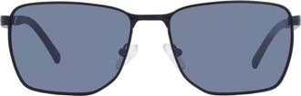 Guess Smoke Mirror Rectangular Mens Sunglasses GF00018 02C 60
