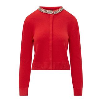 Pinko Pinko, Dames, Truien, Rood, Maat: L