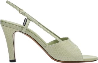 Miu Miu Sandalo Alto - Dames - Sandalen met hakken - Groen - 37 EU - Schoenen