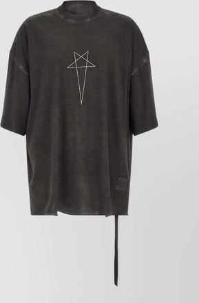 Rick Owens cotton oversized printed t-shirt