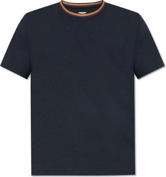 Paul Smith Katoenen T-shirt - Heren - T-shirts - Blauw - S - Katoen - Tops