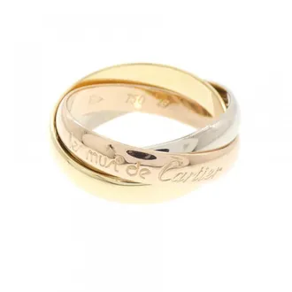 Cartier Pink Gold White Gold Yellow Gold Yellow Gold (18K) Pink Gold (18K) White Gold (18K) Band Ring (Pre-Owned)