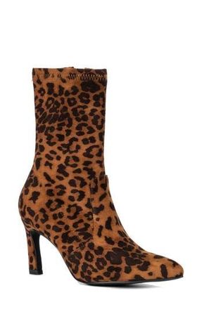 New York & Company Xandra Pointed Toe Bootie in Brown at Nordstrom Rack, Size 6.5