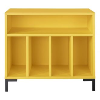 Really Nice Things Mueble para vinilos amarillo