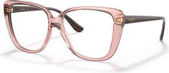 Vogue Eyewear 54mm Butterfly optical glasses in Pink at Nordstrom