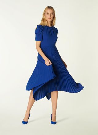 L.k. Bennett Womens Aveline Dress, Blue - Size 10 UK