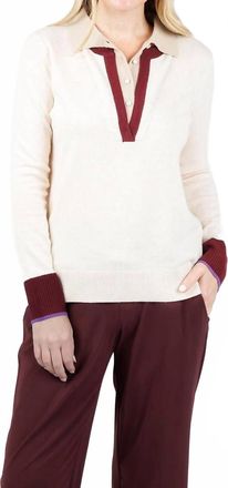 Lisa Todd Double Down Sweater In Sheepskin