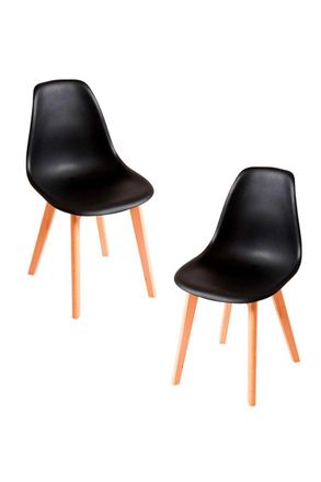 Regalos Miguel Packs Sillas Comedor - Pack 2 Sillas Kelen - Negro