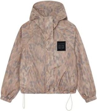 Ganni Light Jackets, female, Brown, Size: 2XS/XS Flyweight Jacket