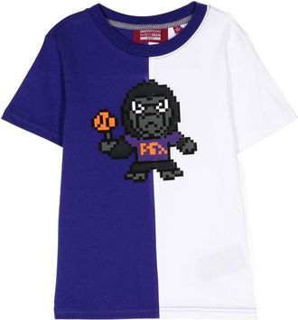 Mostly Heard Rarely Seen Mini Pheonix Split T-shirt - kids - Cotton - 10 yrs - White