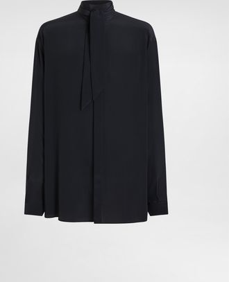 Dolce & Gabbana Cr&ecirc;pe De Chine Shirt - Man Shirts 37