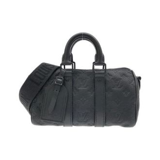 Louis Vuitton Pre-owned Keepall Bandouliere Monogram Taurillon Boston Bag - unisex - Louis Vuitton Vintage - Vintage Mini Bags - Black - ONE SIZE - Pre-owned