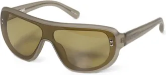 Jacquemus Green Shield Sunglasses