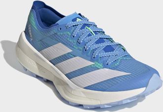 ADIDAS TERREX Trailrunningschuh ADIDAS TERREX AGRAVIC SPEED 2, Damen, Gr. 38,5, blau burst, dash grau, lime burst, Synthetik, Textil, Schuhe Trailrunningschuh