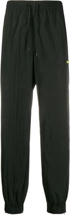 Msgm Nylon Broek - Heren - Sweatpants - Zwart - XL - Nylon - Broeken