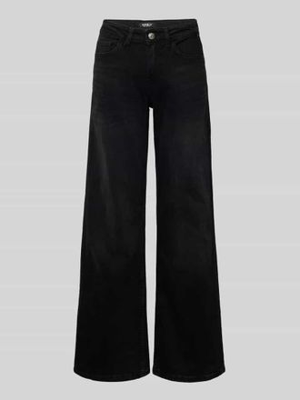 Only Regular Fit Low Waist Jeans aus Baumwoll-Mix Modell CHRIS in Metallic Black, Gr&ouml;&szlig;e 31/32