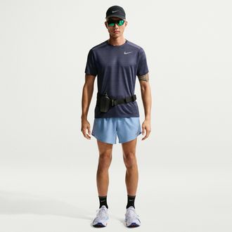 Nike Mens Stride Dri-FIT 5 2-in-1 Running Shorts in Blue | IF2034-486