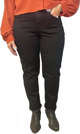Democracy Ab Solution Slim Striaght Jeans In Black