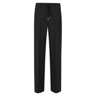 Ermanno Scervino Dames, Broeken, Zwart, Maat: 2XS