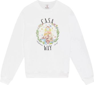 Casablanca Hombre, Sudaderas, Blanco, Talla: M