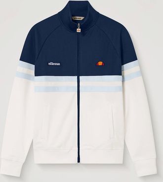 Ellesse Mens Rimini Track Jacket - Off White/Navy - Size: 46/Regular