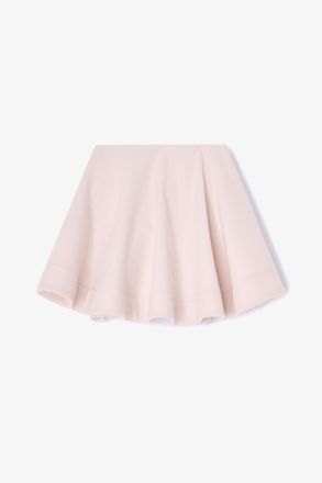 Ganni Pink Peacoat Wool Circle Skirt - Size 10/12