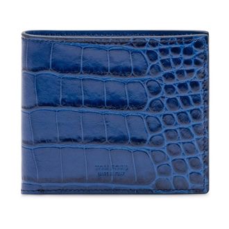 Tom Ford Accessoires, Heren, Blauw, ONE Size, Bifold Portemonnee