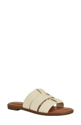 Tommy Hilfiger Moden Slide Sandal in Ivory at Nordstrom, Size 7.5