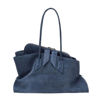 The Attico Tote Bags, female, Blue, Size: ONE SIZE La Passeggiata Medium Top Handle Bag