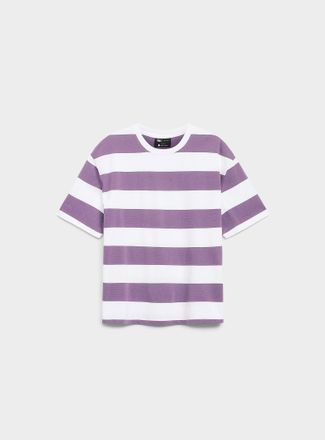 Le 31 Mens Club-stripe T-shirt Comfort fit