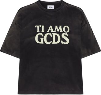 GCDS graphic t-shirt - Black