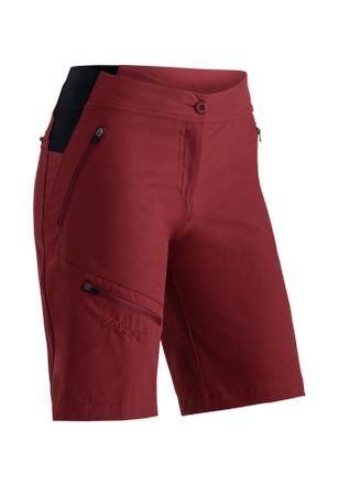 Maier Sports Outdoorhose MAIER SPORTS Inara Short Vario, Damen, Gr. 38, Normalgr&ouml;ssen, rot (weinrot), 90% Polyamid; 10% Elasthan, Hosen Outdoorhose, Damen Shorts, 