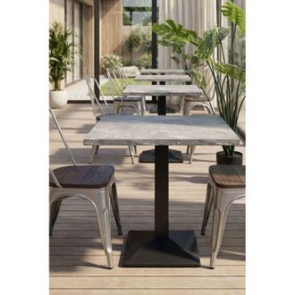 Regalos Miguel Mesas Auxiliares - Mesa Kuat Black 70 Cm - Pizarra