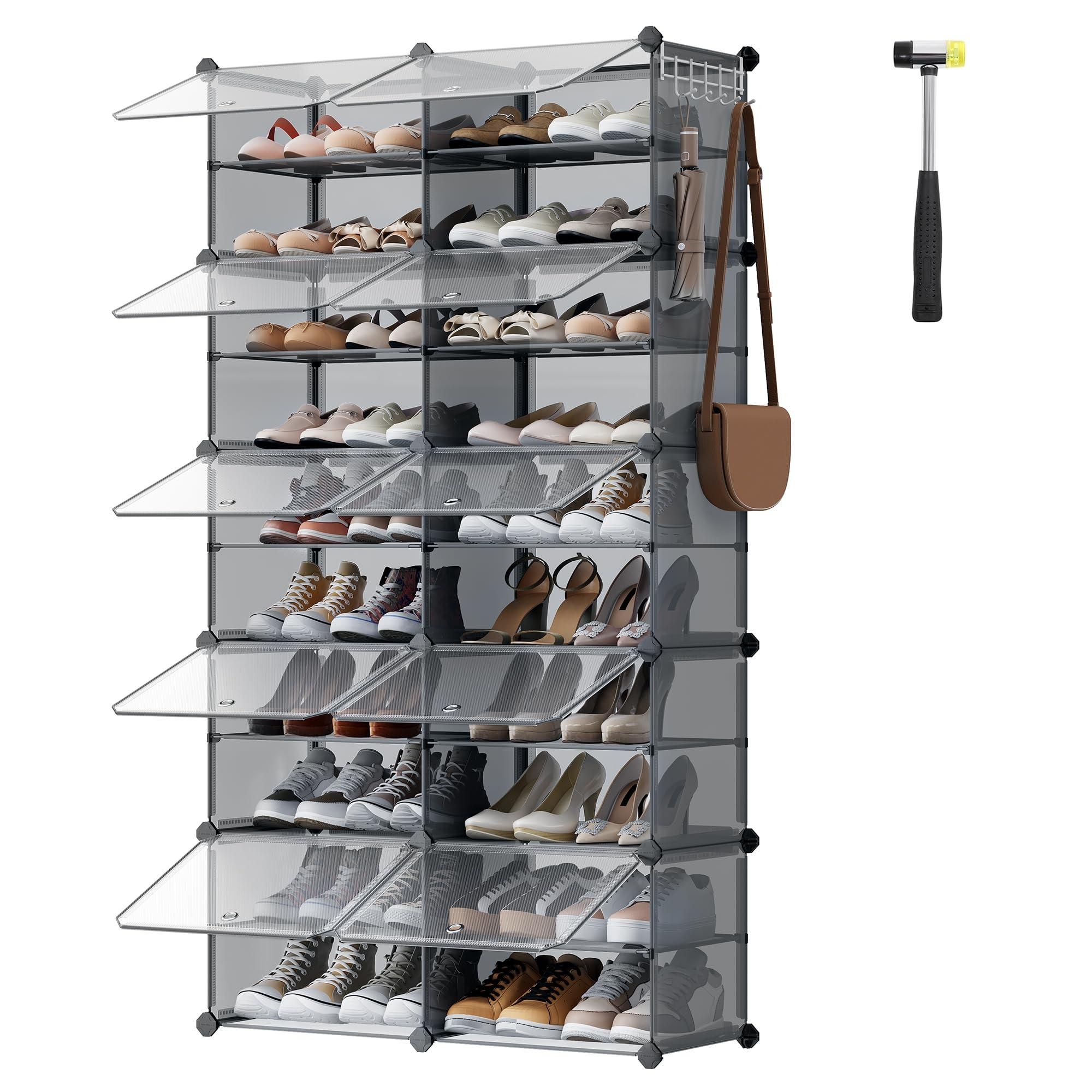 30 Stück Acryl-Schuhdisplays Transparent, 22x12x1,4cm - Für Sandalen & High Heels