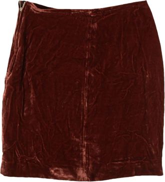 Our Legacy Fluwelen rok - Rood